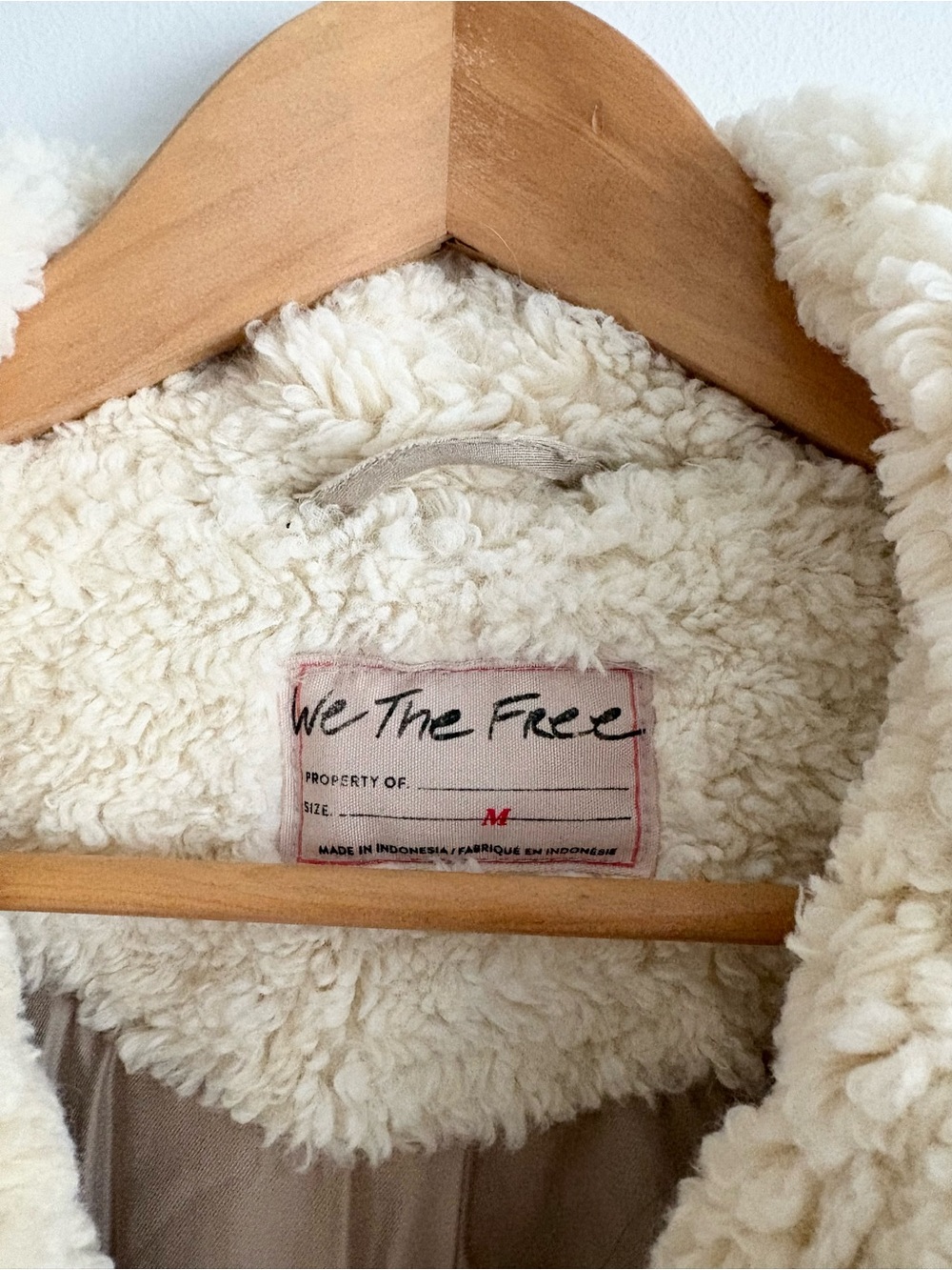 Free People Teddy Swing Jacket in Chai - Picture 10 of 10
